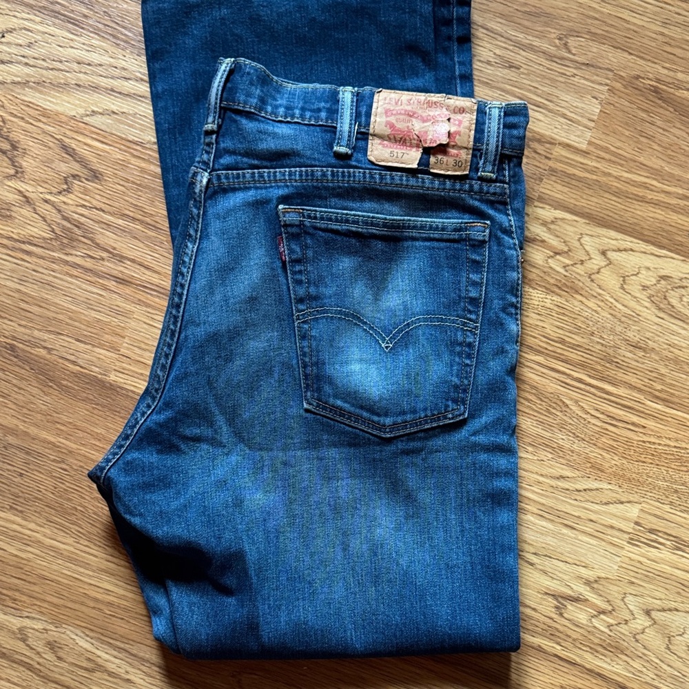 Levi's Men's Dark Blue Slim Straight Jeans